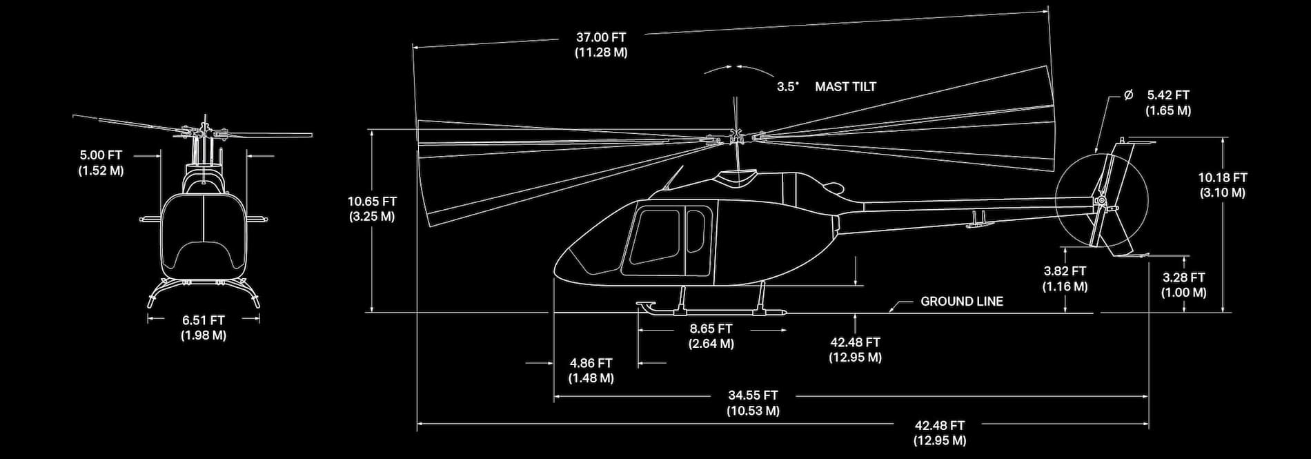 Bell 505 Spezifikationen – Bild