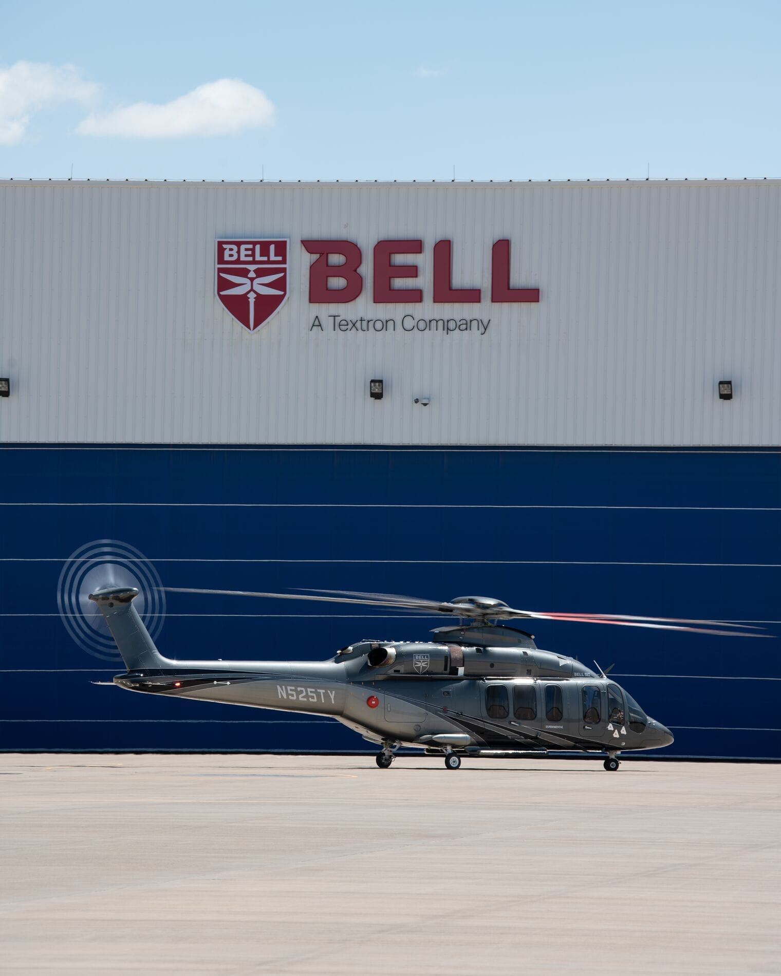 Bell 525 gelandet bei Bell