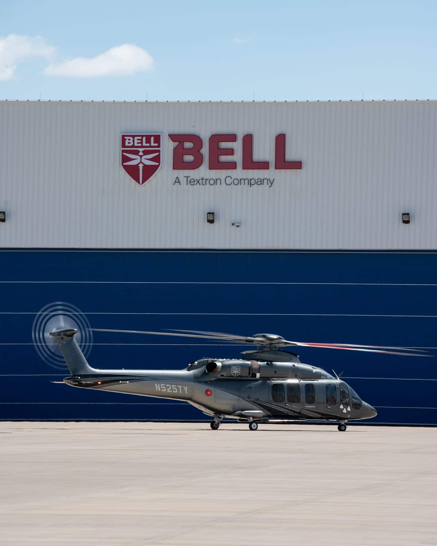 Bell 525 gelandet bei Bell
