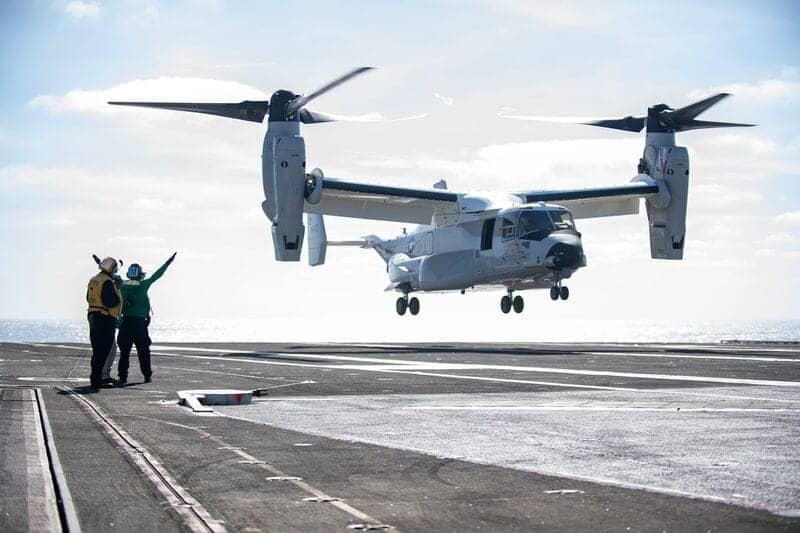 V-22 Osprey Beseitige vor Flug Bestickt Luftfahrt Schlüsselring/
